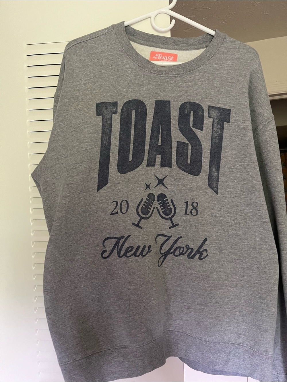TOAST New York Gray Graphic Sweatshirt